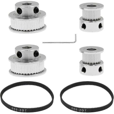 2 Sätze GT2 Synchronrad-Satz für 3D-Drucker CNC Mechanik()
