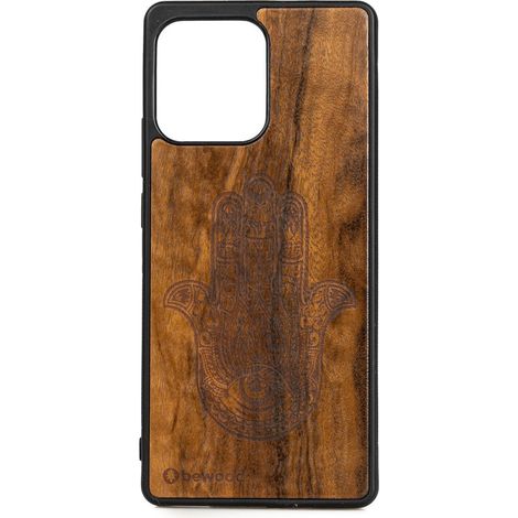 Bewood Holzhülle für Motorola Edge 40 HAMSA IMBUIA (1/2)