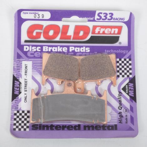 Plaquette de frein Gold Fren pour Moto Suzuki 1600 VZ Marauder (1/2)