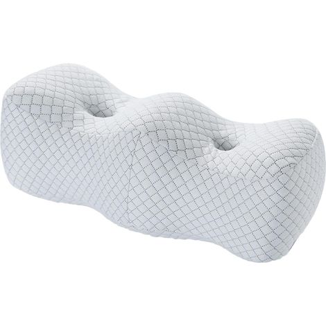 Oreiller d'élévation des Jambes, Coussin de Soutien en Mousse à mémoire de forme, oreiller de repose-jambes, cale de couchage pour levage de cheville, pression du genou, coussin de soutien de récupér (1/5)