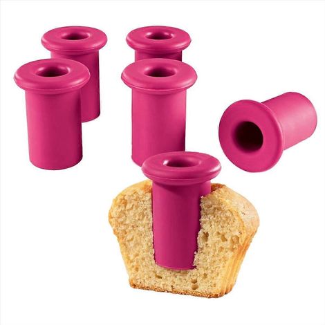 Muffin cake hole bricolage pastry cupcake cored remove device outils lot de 6 pièces (1/5)
