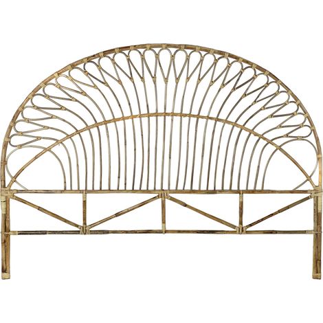 Ratan Headboard 177x4x131 natürliches Ratan natürliches Material mehrfarbiges Farbfamilie Nachttische, Bettköpfe und Nockendetails (1/3)