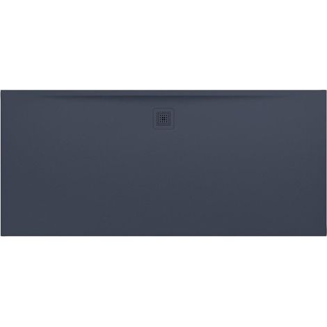 Receveur de douche LAUFEN PRO rectangulaire, bonde côté long 2000 x 900 x 36 mm anthracite LAUFEN