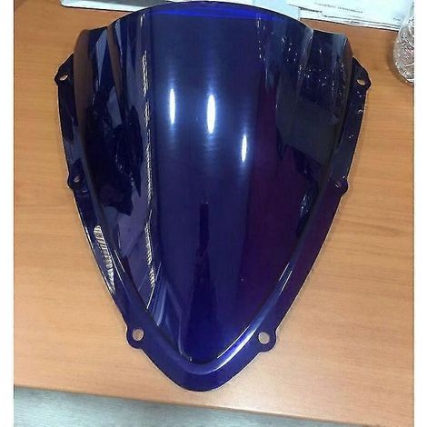 Pare-brise moto pour Suzuki GSX-R600, GSX-R750 et GSX-R K8 (2008-2010), teinte fumée-bleue.
