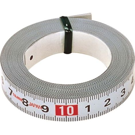 Tajima – Ruban adhésif 13mm pour surfaces variées – Acier avec finition poudre – Résistant à la décoloration et aux rayures – 1 m