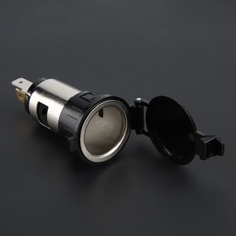 12V 24V Prise Allume-Cigare Voiture Moto avec Cache Imperméable (1/5)