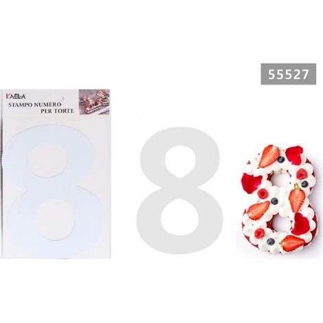 Moule à Gâteau En Forme De Chiffre 8 10 Pouces Pochoir Outil De Découpe 55527 (1/2)