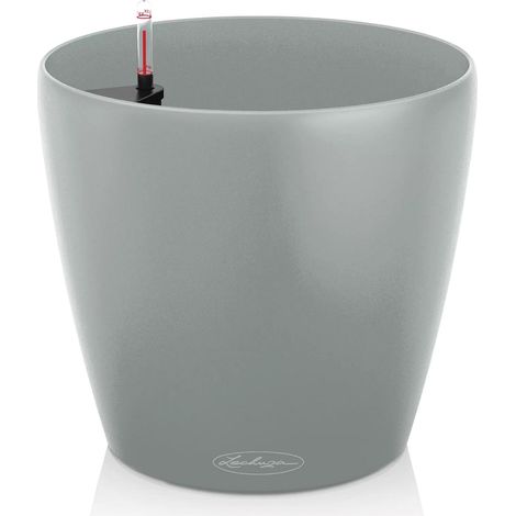 LECHUZA® Pflanzgefäße CLASSICO ECO 28 Hellgrau All-in-One (1/3)