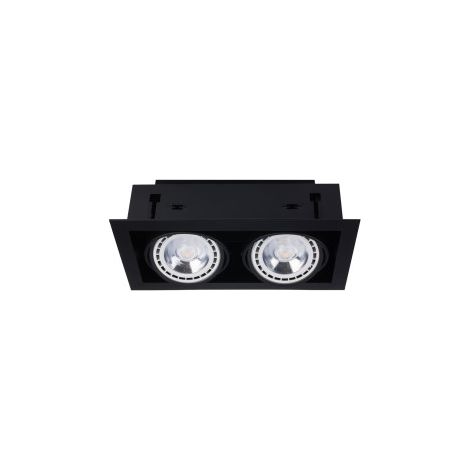Faretto incasso orientabile Nowodvorski Downlight nero 2xES111