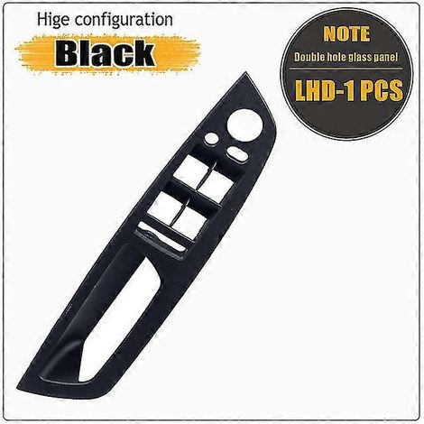 Poignée de porte intérieure droite et gauche pour BMW E70 X5 E71 E72 X6 Sav - Accessoires intérieurs automobiles - Poignées de porte intérieures - Conduite à gauche (LHD) - Noir (1/5)