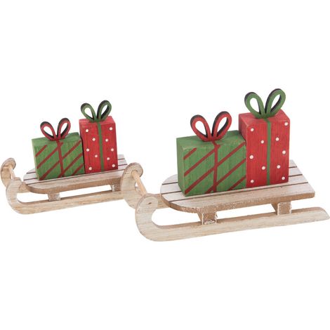 Amadeus - Set de 2 traineaux cadeaux
