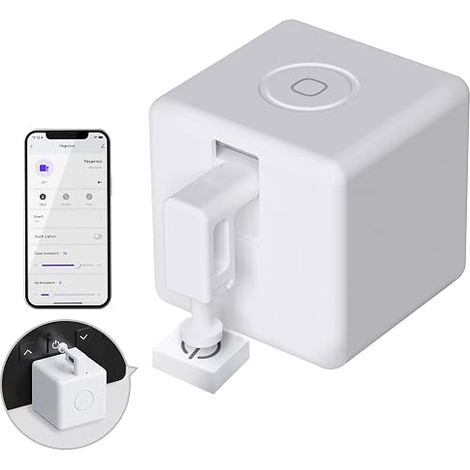 Intelligenter Lichtschalter mit Touch-Steuerung für Alexa, Google Home und Zeitschaltuhr, weiß (1/5)