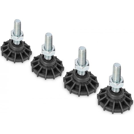 Pieds de meubles Digitus DN-19 acier inoxydable 250 kg