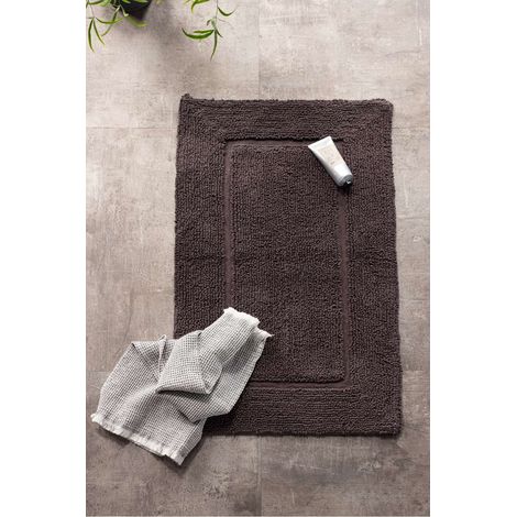 William tapis de bain 80x50cm gris.