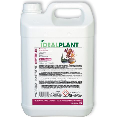 Shampoing IdealPlant doux au chèvrefeuille : 5 litres