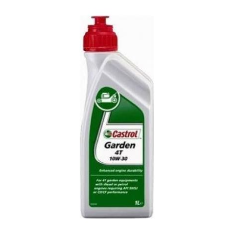 Huile 2T minérale 10W30 pour moteurs de jardinage – API SH/SJ – Lubrifiant essence et diesel – Spécial machines de jardinage – Castrol (1/4)