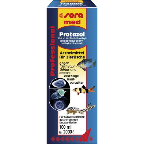 Sera med Arzneimittel für Süßwasserfische Professional Protazol 100 ml Heilmittel
