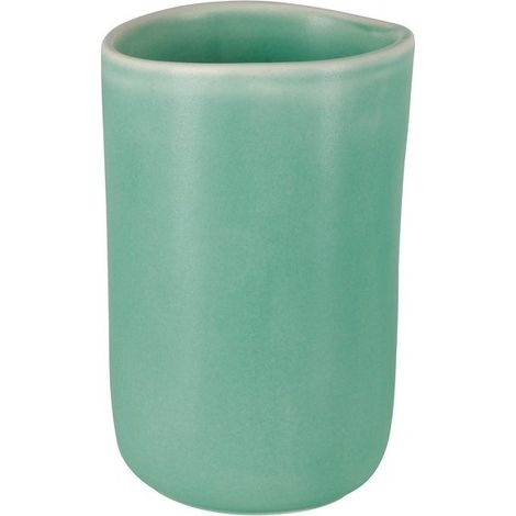 Portacepillos de dientes Spirella "Sina" de gres en color verde Ø7 x 10,6 cm (1/2)