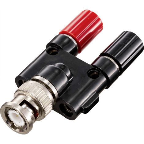 TRU COMPONENTS  TC-9199220 BNC-Adapter BNC-Stecker - Polklemme, Polklemme  1 St. Bulk