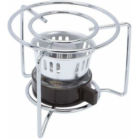 Réchaud à Alcool Portable, réchaud de Camping, extérieur en Acier Inoxydable pour la pêche à Pied (1/5)