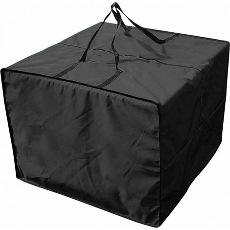 81cm x 81cm x 61cm Storage Bag and Protective Cover for Lounge Cushions, Garden Furniture, Sofa Cushions, Waterproof Bag for Furniture Carpet, Heavy Duty Waterproof Square Storage Bag (1/5)