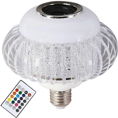Ampoule LED RGB musicale Bluetooth pour enceintes musicales Bluetooth intelligentes avec télécommande - JBMEDIA (1/4)