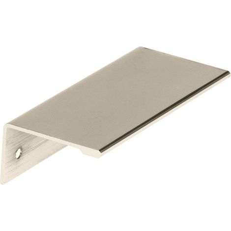 Lot de 10 poignées d'armoire Nickel poli 76 mm de centre à centre Tirette de bord Poignée de tiroir Quincaillerie d'armoire (1/5)