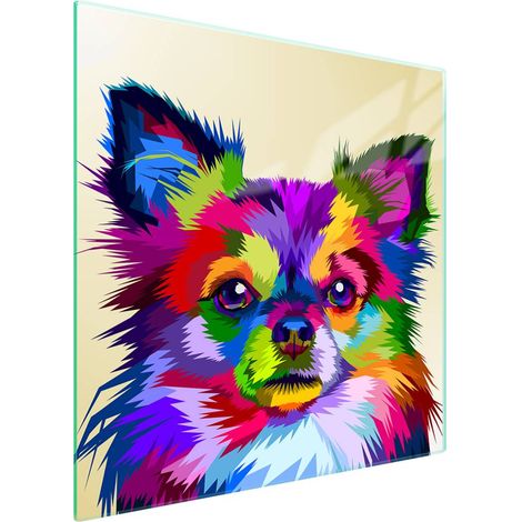 Glas-Kochfeldschutz 50x52 Hund (1/5)