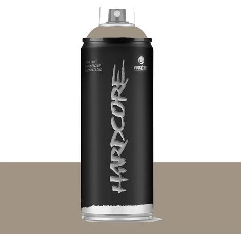 Bombe de peinture aérosol MTN Hardcore Gris regina (RV-42) 0,4 L (1/2)