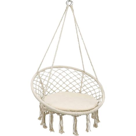 Amaca Polinesia 60x80cm con cuscino bianco (1/4)