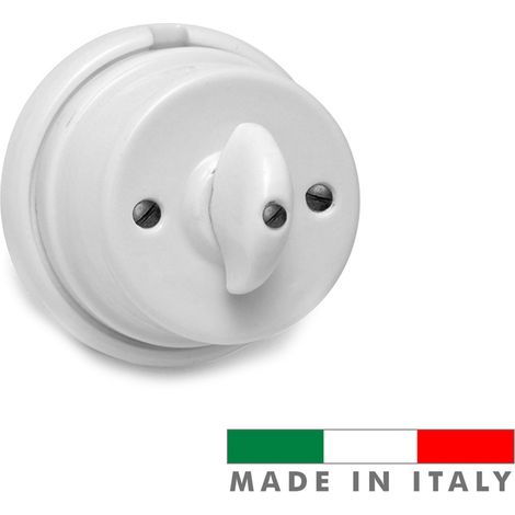 Interruttore in porcellana Serie Vintage 10A 250V