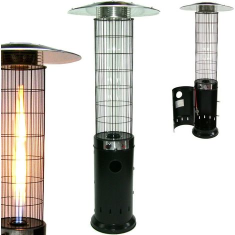Gasheizer XXL Feuersäule Terrassenheizer 56706 Gas-Heizstrahler 13kw Heizpilz (1/5)