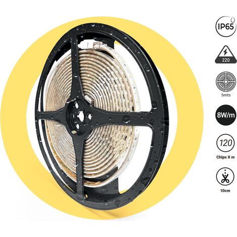 Ruban adhésif 3M pour bande LED 10mm - Double face - IP20 - (1/5)