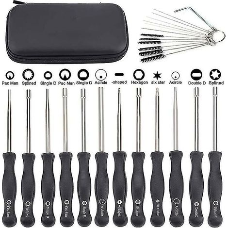 Kit De Réglage Carburateur - 12 Pièces - Pour Tronçonneuses Et Motoculteurs 2 Temps - Accessoire Réparation Moteur (1/5)