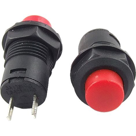 5 pcs x Dash momentané OFF-(ON) S/O Interrupteur à bouton-poussoir voiture/bateau/Camion 9V/12V/24V