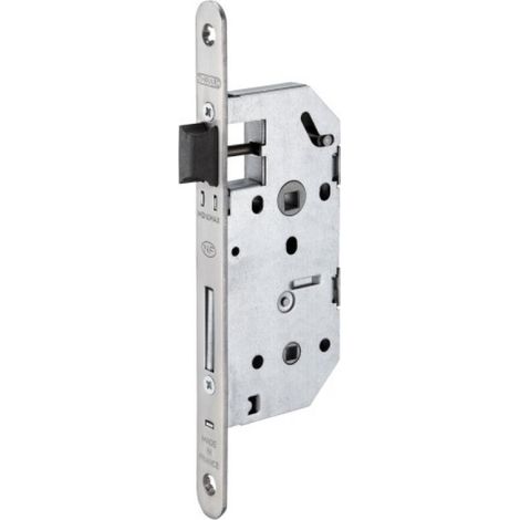Serrure de sûreté à larder NF têtière inox. axe à 40 bec-de-cane à condamnation - FTH THIRARD (1/4)