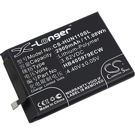 NX - Batterie téléphone, smartphone, GSM pour Huawei 3.82V 2900mAh - HB405979ECW