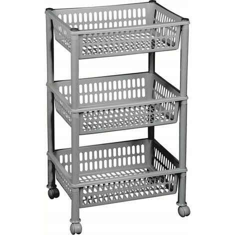 SCAFFALE DA BAGNO CON 3 RIPIANI E MOBILE DA BAGNO