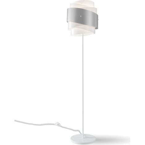 Piantana Moderna Bea Polilux ® Argento E Metallo 1 Luce E27 (1/2)