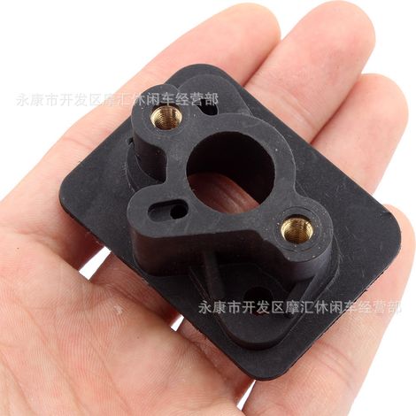 Mini Motorcycle Lawn Mower Accessories 40-5 43CC 52CC Carburetor Intake Manifold Base Connector (1/4)