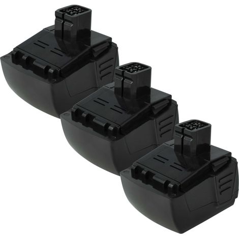 vhbw 3x batteria compatibile con Hilti SFH 144-A CPC 14.4V, SF144-A, SFH 144-A, SF 144-A CPC 14.4 V utensile elettrico (3000 mAh, Li-Ion, 14,4 V) (1/4)