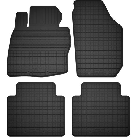 Gummifußmatten für Automatten, 4er-Set, universell passend für: Honda City V Limousine (2008-2011)
