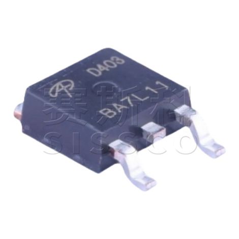 AOS AOD403 P-channel MOSFET TO-252 -30V -70A Electronic component (5 units)