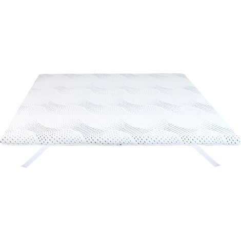 NEOREV Surmatelas VISCOTOUCH 90x190 cm Mémoire de forme avec gel thermorégulateur (1/5)