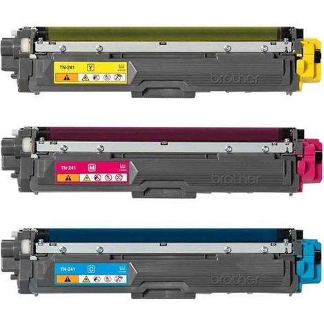 Brother TN-241CMY cartuccia toner 3 pz Originale Ciano, Magenta, Giallo (1/3)