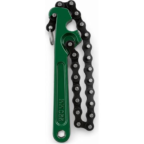 Chiave a Catena 9 Pollici per Filtro Olio Gasolio Auto e Moto Smontaggio 05041