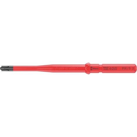 Wera Kraftform Kompakt VDE 62 iS PH/S 2 x 157 mm TIE Elektriker Plus/Minus Wechselklinge 2 mm (1/2)