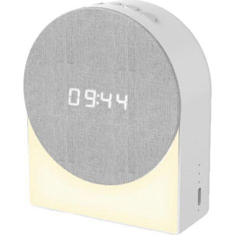 Machine à bruit blanc, réveil simulateur d'aube avec veilleuse, enceinte musicale 4 en 1, appareil pour apaiser le sommeil avec 6 sons (1/5)