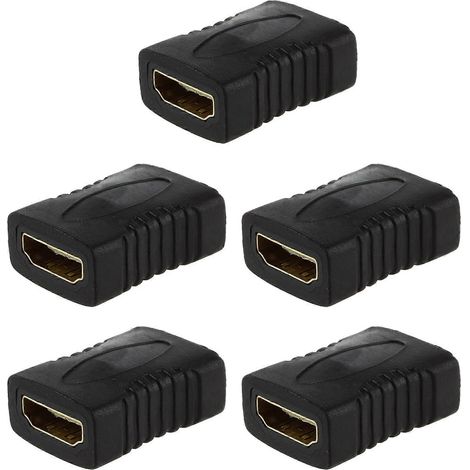 Adaptateur HDMI femelle-femelle 5 canaux pour téléviseurs HD (1/5)