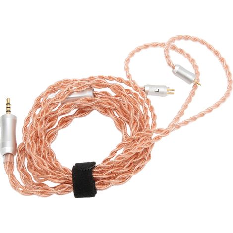 Ersatzkabel für In-Ear-Kopfhörer, 4-adrig, 2,5-mm-Klinkenstecker, 2 versilberte Stifte, Länge 1,2 m (3,9 ft). (1/5)